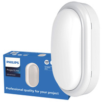 LED venkovní světlo do potrubí 15W 1400lm 4000K IP65 Hermetická bílá Projetline Philips