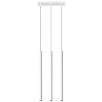 PASTELO 3 3xG9 Závěsné stropní svítidlo Minimalistická bílá SOLLUX