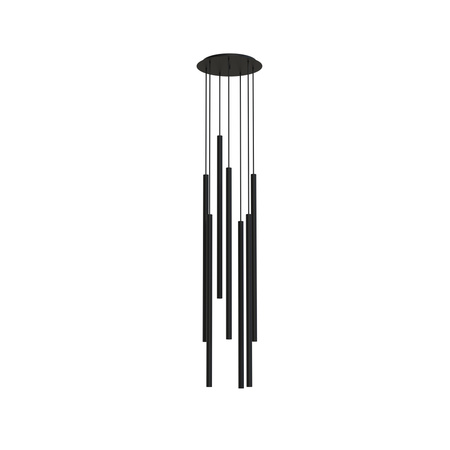 LASER VII Závěsné svítidlo 7667 Nowodvorski Black 7xG9 Stropní lustr Moderní
