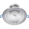 Stropní svítidlo 12W zapuštěné LED DOWNLIGHT DEEP kulaté 4000K 960lm stříbrná