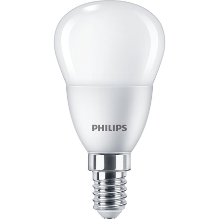 6x LED kulové žárovky E14 P45 4,9W = 40W 470lm 2700K teplá bílá PHILIPS