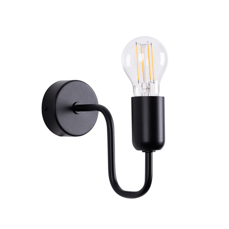 Nástěnné svítidlo VECTOR E27 Black Industrial SOLLUX