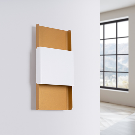 Nástěnné svítidlo DURLIN 2xG9 Zlatá bílá Moderní SOLLUX