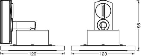 LED dráhové světlo 6.5W SMART+ WiFi CCT stmívatelné pohyblivé černé TRACKLIGHT CIRCLE LEDVANCE