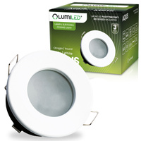 Halogenová Osvětlení Podhledová Koupelnová Hermetická GU10, IP44 Stálá Bílá AQUS LUMILED