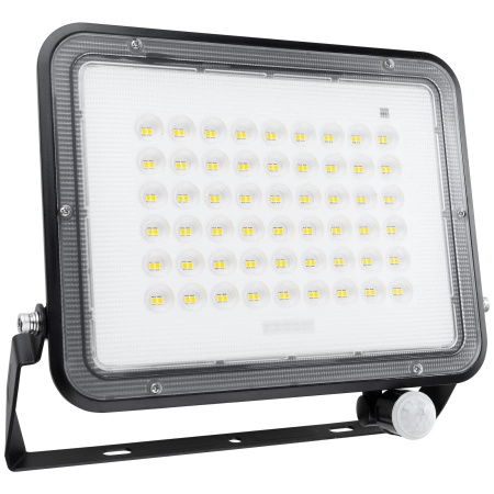 Solární halogenový reflektor LED 200W Zahradní lampa 4000K IP65 PIR senzor pohybu + dálkové ovládání FULGOR LUMILED