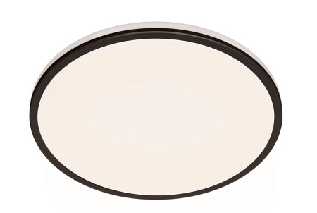 Plafond LED světlo pro povrchovou montáž OZZIET 36W 4000K 50cm černá kulatá PHILIPS