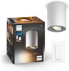 Stropní svítidlo LED Spot Pillar White 4,2W CCT PHILIPS HUE Bluetooth Zigbee + stmívač