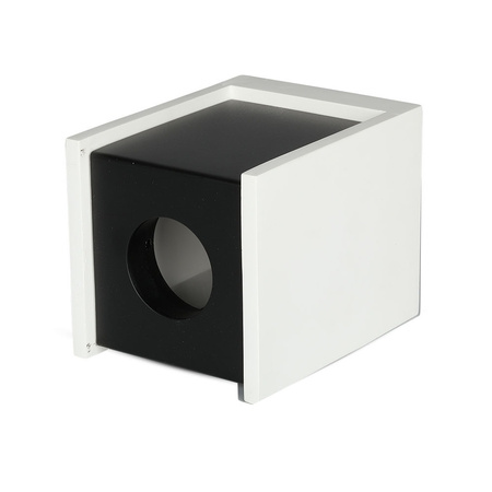 Bodové stropní svítidlo GU10 čtvercové bílé/černé VT-860 V-TAC - 5letá záruka