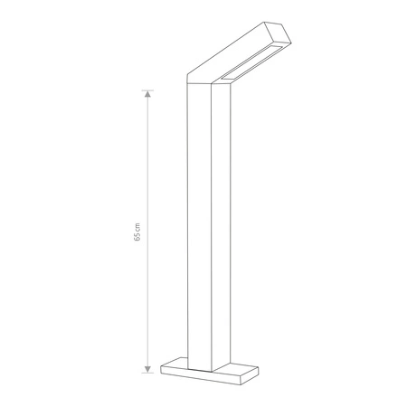 Venkovní zahradní lampa LHOTSE LED 4448 IP54 9W 3000K grafitová tyč Nowodvorski