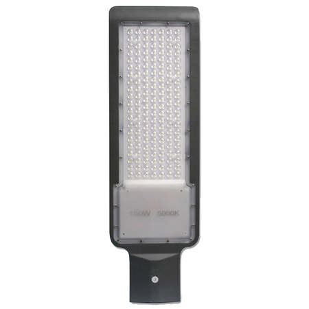Hermetická LED pouliční lampa QR 150W IP65 5000K šedá
