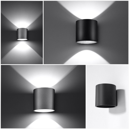 Nástěnné svítidlo ORBIS 1 G9 trubka nahoře/dole Minimalistické bílé SOLLUX