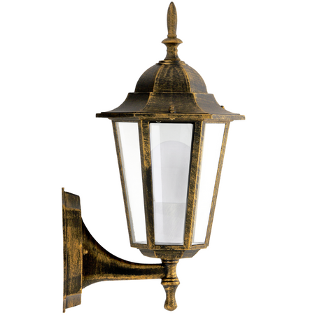 Zahradní nástěnná lampa Elevation Lamp LIGURIA-LT top 1xE27 Patina - GOLDLUX (Polux)