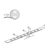 Flexibilní LED pásek 11W/m 900lm/m 12V 3000K Warm CRI90 5m L60 Kanlux