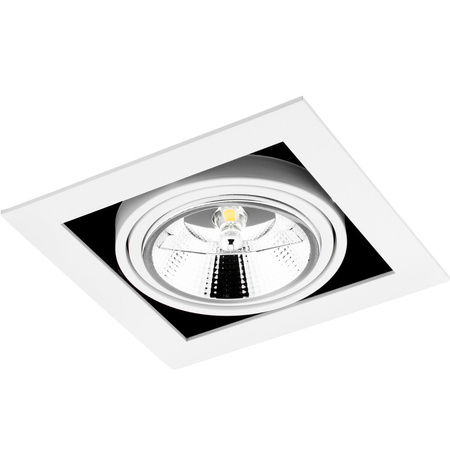 Halogenová Podhledové svítidlo GU10, ES111 Nastavitelná Čtvercová Bílá CANIS LUMILED