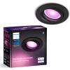 Zapuštěná montáž LED pod omítku 4,2 W 400 lm IP20 Bílá a barevná Ambiance RGB + TW Black Smart SMART Zigbee Bluetooth Centura Philips HUE