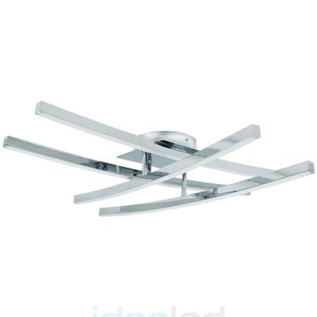 Stropní svítidlo LED Stropní lustr AUSTIN 48W 4000K Chrome