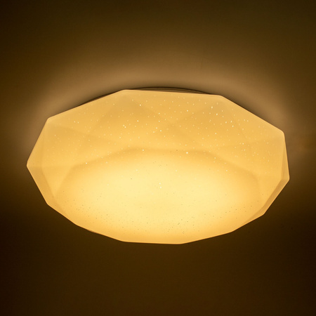 LED stropní svítidlo DIAMOND 48W 3600lm 41cm Vito + dálkový ovladač 3000K-6400K