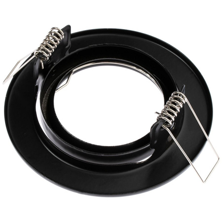 Halogenová Podhledové svítidlo GU10, MR16 Nastavitelná Kulatá Černá Plech AURELI LUMILED