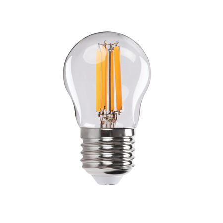 LED žárovka XLED KULKA E27 G45 6W 806lm 2700K Warm Filament KANLUX 