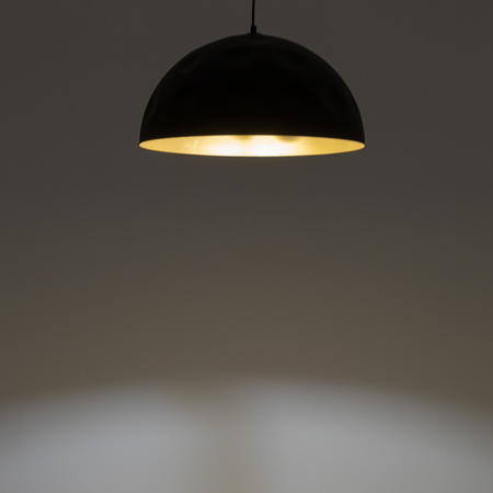 E27 Černá moderní závěsná stropní lampa HEMISPHERE HIT S 10702 Nowodvorski