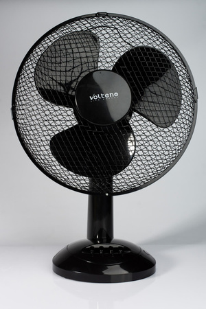 Stolní ventilátor Cirkulátor vzduchu Stojací stolní ventilátor 49cm 30W Černý