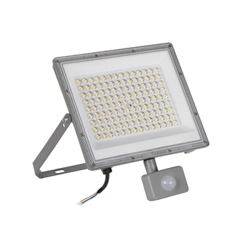 LED reflektor Halogenová žárovka 100W 10800lm CCT 90° IP44 PIR senzor Šedá ACETE Kanlux