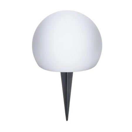 LED solární zahradní lampa s hroty RGB glóbus na zahradu GROUND 17cm + dálkový ovladač