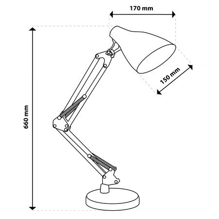 Stolní lampa LED 7W, CCT USB stmívatelná Bílá MARTI LUMILED