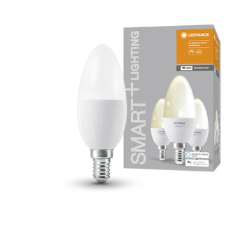3x LED žárovka E14 B35 5W 470lm 2700K Teplá bílá LEDVANCE SMART+ WiFi Stmívatelné