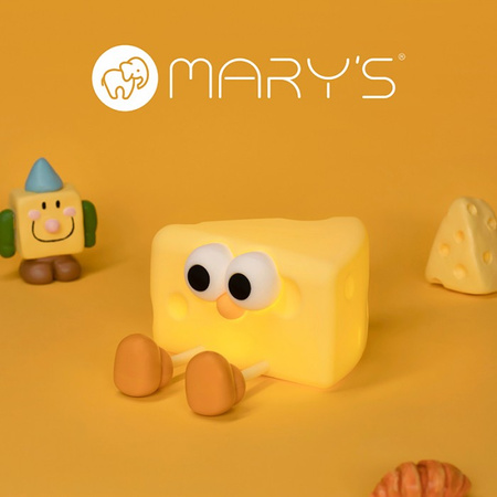 Dětské noční světlo LED 1W 3000K Warm USB dobíjecí 1200mAh žluté MARY'S SEREK
