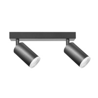 Nástěnné a stropní bodové svítidlo 2x GU10 černé LONDON Sanico Goldlux