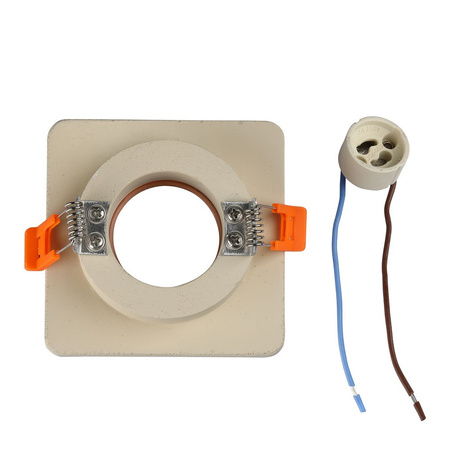 Zapuštěné stropní svítidlo GU10 Square White/Pink Gold VT-862 V-TAC - záruka 5 let