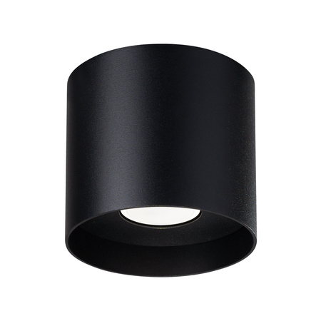 MIKA Spot Tuba GU10 Black Minimalistické stropní svítidlo SOLLUX pro povrchovou montáž
