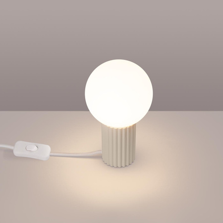 Stolní stolní lampa G9 Round Beige Modern Matte Halo Sollux