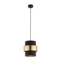 Stropní závěsné svítidlo CALISTO černo-zlaté moderní E27 4377 TK Lighting