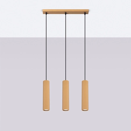 Stropní závěsné svítidlo Tuba Spot 3x GU10 Gold Carbon Deep Space SL.1556 Sollux