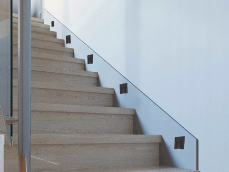 Schodišťové světlo LED 0,8W 15lm 4000K neutrální bílá Square Black Erinus Kanlux