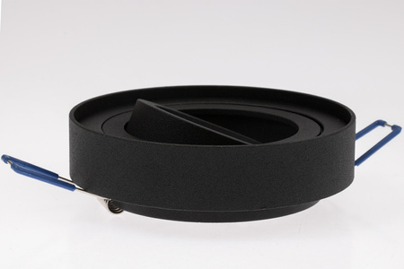 Halogenová svítidlo GU10, TUBA SPOT Nastavitelná Kulatá Černá 20mm MIDI + LED GU10, 6W 4000K LUMILED