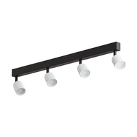 TOP BLACK/WHITE Bodové stropní svítidlo pro povrchovou montáž Black/White Modern 4xGU10 6268 TK Lighting