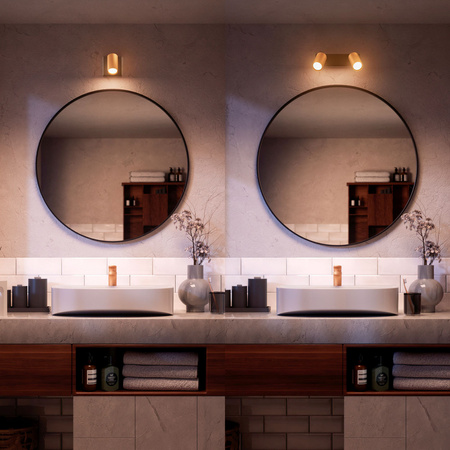 Reflektorové stropní svítidlo 3x GU10 IP44 měděno-černé Kosipo Philips