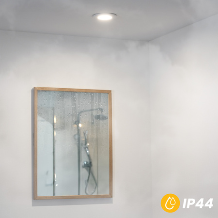 Halogenová Osvětlení Podhledová Koupelnová Hermetická GU10, IP44 Stálá Bílá AQUS LUMILED