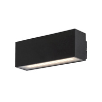 Venkovní zahradní lampa LED fasádní nástěnná lampa 10W 720lm 4000K IP54 černá Moderní Mataro Rabalux