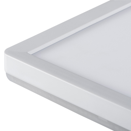 Plafond LED stropní panel Svítidlo pro povrchovou montáž 22W 2350lm 4000K Neutral 120° Square White IP54 Azpo Kanlux
