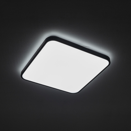 LED stropní koupelnové svítidlo AGNES SQUARE 8137 32W 4000K IP44 Černá Nowodvorski