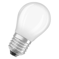 LED žárovka P45 E27 4,8W = 40W 470lm 2700K Teplá bílá FILAMENTNÍ STMÍVATELNÁ LEDVANCE