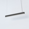 Závěsné svítidlo SOFT 7535 Nowodvorski Graphite 2xLED Tube T8 Ceiling 90x6 Modern