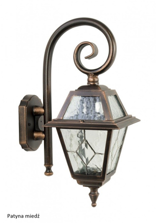 Venkovní zahradní lampa Elevation LED NÁSTĚNNÁ LAMPA Vitráže K 3012/1/N E27 Su-Ma