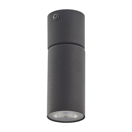 LOGAN BLACK Spot Tuba Black Round GU10 4426 TK Lighting Stropní svítidlo pro povrchovou montáž