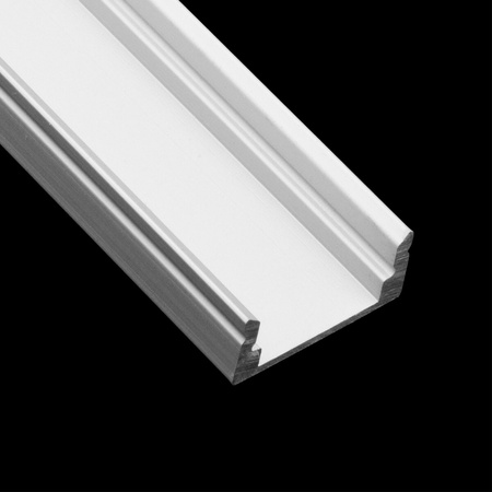 Povrchový Hliníkový Profil pro LED KM36, Stříbrný 1m LUMILED